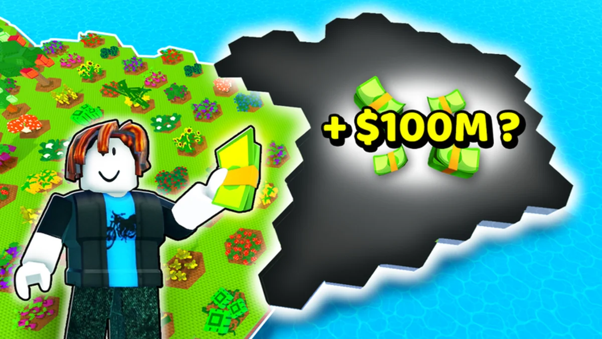 Official Farm an Island image showing an island expansion and a cash question